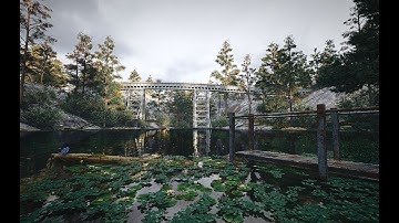 Cgsoreal.com Abandoned Railway Scene D5 Render
