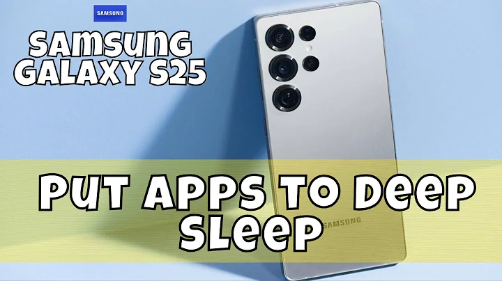 How to Put Apps to Deep Sleep (Background Apps) Samsung Galaxy S25 #latest