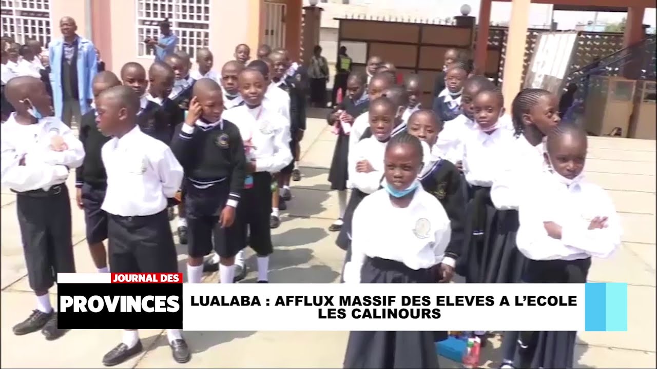 Lualaba: Afflux massif des élèves à l’école Les Calinours