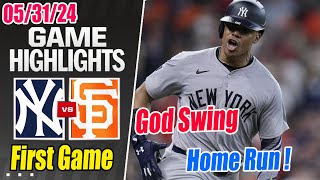 New York Yankees vs San Francisco Giants Game Highlights May 31, 2024 | Soto's Epic ! Yanks Sweep !