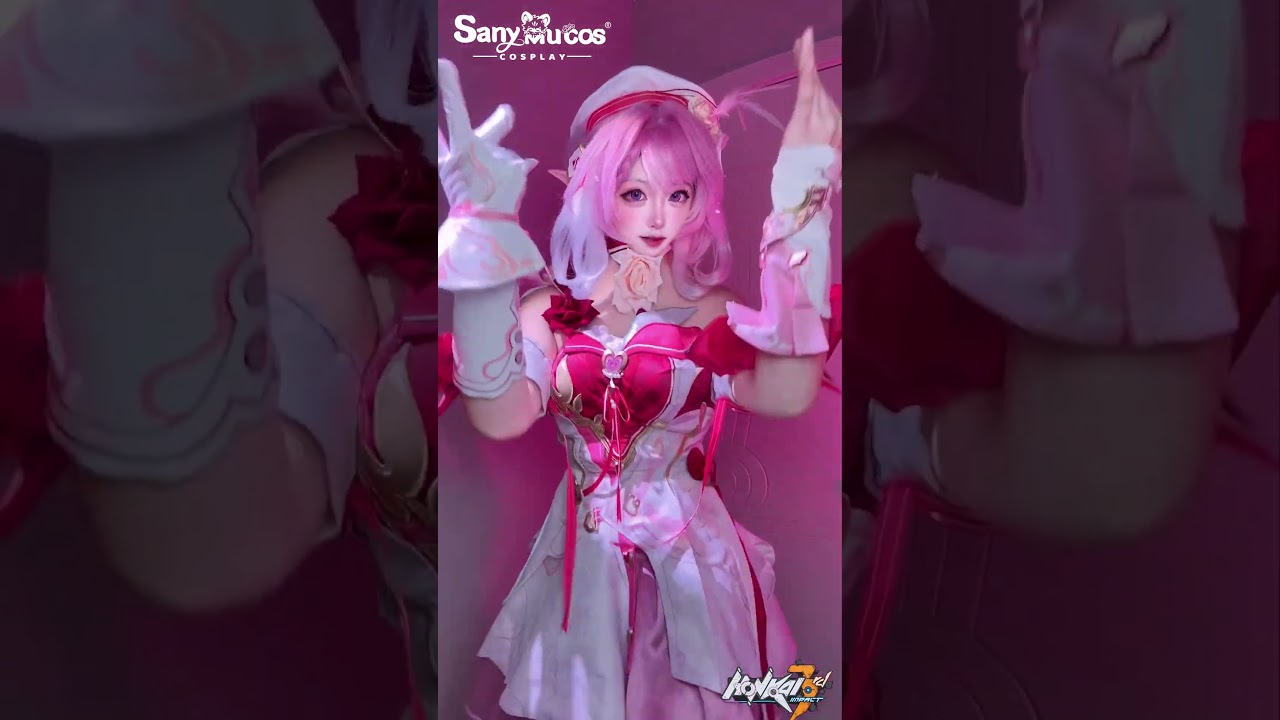 🌺🗡Honkai Impact 3rd Cosplay Elysia Love Wish Fairy Cosplay Costume Premium Edition showcase 🗡🌺