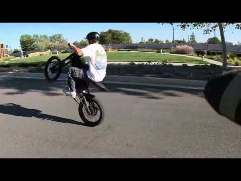 Neighborhood Kid On A Talaria XXX Already Ripping Solid Wheelies After 3 Months
