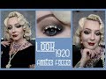 maquillage 1920 annees folles/euphoria maddy retro 20&#39;s makeup tutorial/cherry babydoll
