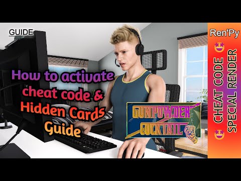 How to activate cheat code & Hidden Cards Guide ➡️ Game ➡️ Gunpowder Cocktail