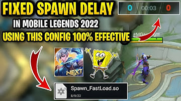 How To Fix SPAWN DELAY In Mobile Legends [ Patch Fredrinn ] 100% Fast Loading (2022)
