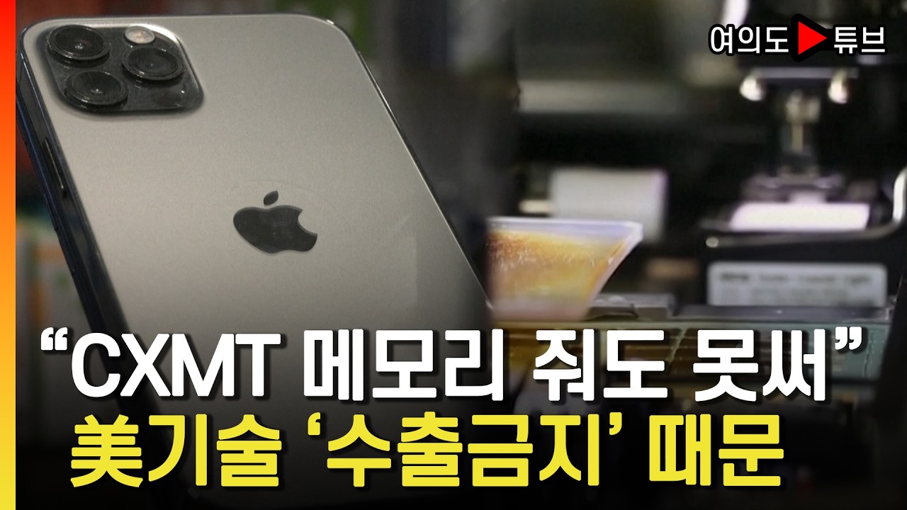 [여의도튜브] 애플, 모듈개발위해 'CXMT와 협력 제한' 속타 / 머니투데이방송