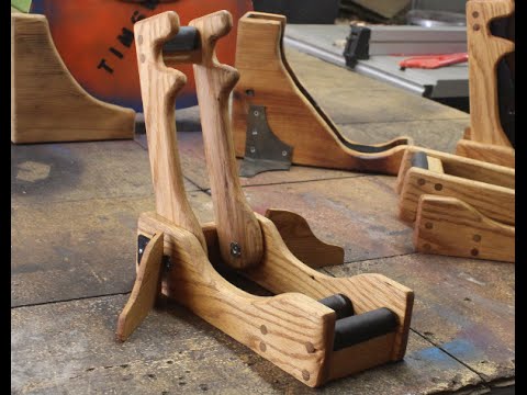 the "sway stand" folding guitar stand - YouTube