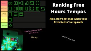 Roblox Hours Tempo Tier List (Free Tempos)