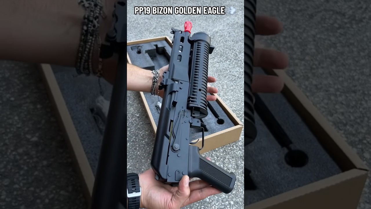 ASMR Airsoft Golden Eagle PP19 Bizon 💨 || 