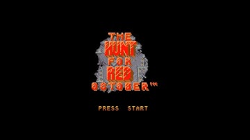The Hunt for Red October (SNES 60Hz / US) - Intro / Attract Mode
