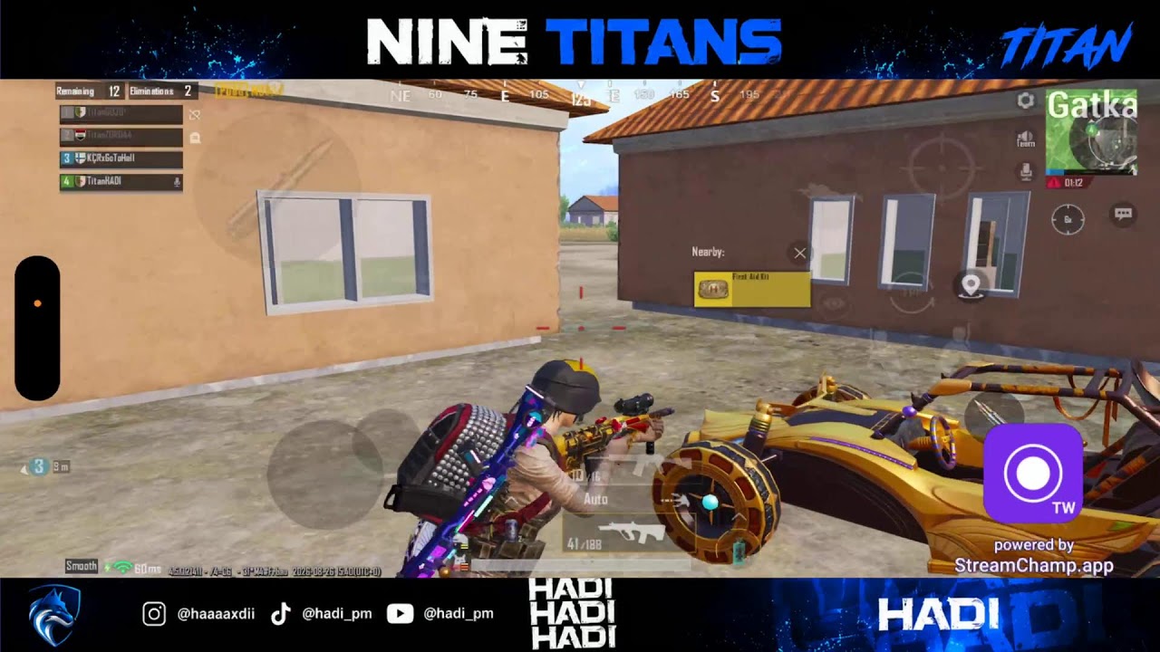 Broadcast powered by StreamChamp