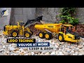 LEGO Technic VOLVOs at work - 42114 A60H & 42030 L350F