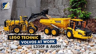 LEGO Technic VOLVOs at work - 42114 A60H & 42030 L350F - YouTube