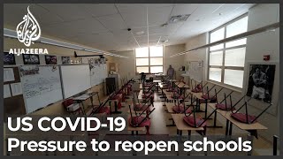 US COVID-19: Parents threaten to sue officials over schools' closure