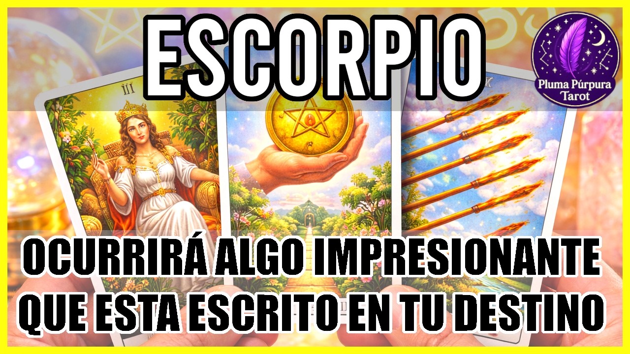Escorpio ☘️ Santo Dios! Se Desencadenan Las Mejores Bendiciones De Tu Vida! ☘️ #Escorpio