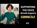 How to Sing With Breath Support  (Supporting the Voice) - CLEARLY & CORRECTLY explained - FINALLY!