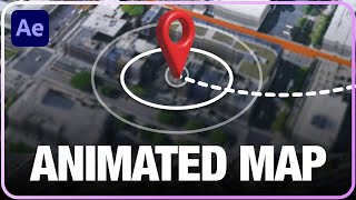 Animated Map Intro | After Effects | Premiere Pro | Portfolio