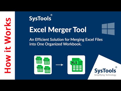 Excel Merger Software by SysTools | Merge Multiple Excel Files | Best Excel File Merge Tool