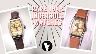 1948 Mickey Mouse Ingersoll Watches | 1940s Vintage Limited Edition Ingersoll Disney Watches