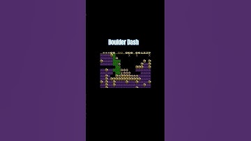 Boulder Dash on Atari 8-bit #short #shorts #retro #retrogaming #retrogames #atari #boulderdash