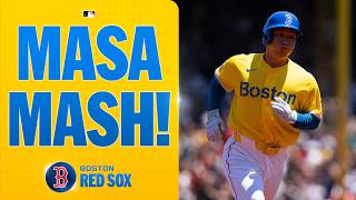 Masataka Yoshida BELTS a leadoff home run off of Gerrit Cole! 😱🔥 | MLB Highlights