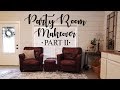 Part II • Room Tour • Party Room/Outdoot Kitchen Makeover • Shiplap Walls