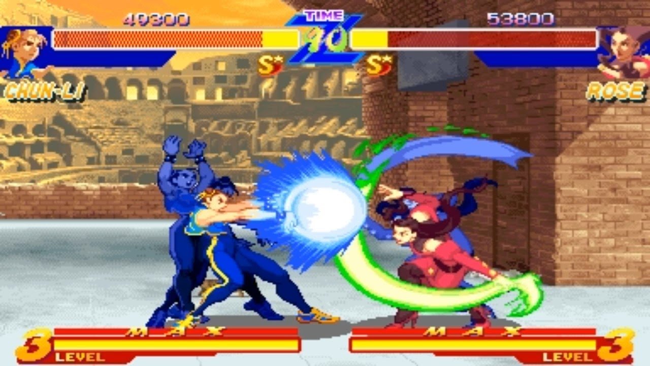 [TAS] Chun-Li VS Rose (Street Fighter Zero)