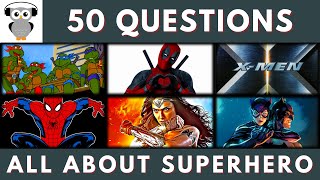 Superhero Quiz Trivia - 50 Questions | All About Superhero Marvel DC Comic #quiz #trivia #superhero screenshot 3