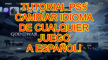 TUTORIAL PS5 COMO CAMBIAR EL IDIOMA DE LOS JUEGOS A ESPAÑOL! CUALQUIER JUEGO