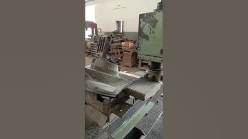 Cast Iron Fan Machining (Boring Machine)