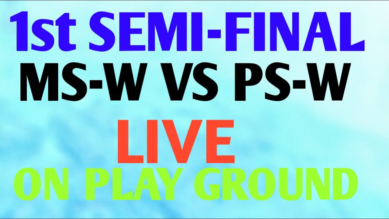 WBBL LIVE l 1st SEMI-FINAL l  MS-W VS PS-W LIVE STREAM
