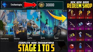😱 New WOW Mode Redeem Shop ? How To Complete Wow Enchantopia 1 To 5 All Stage Easily | PUBGM screenshot 1