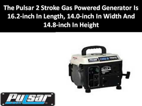 Pulsar 1200-watt Gas Powered Portable Generator - YouTube