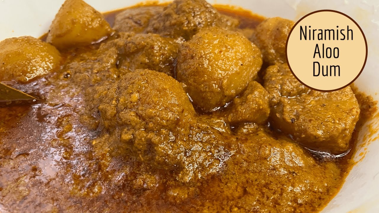 Niramish Bengali Style Aloo Dum (Durga Puja Special) Detailed Recipe