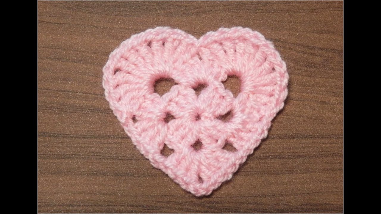 ステッチとクラフトでハートをあらわす HEARTS STITCH & CRAFT Easy How To Crochet The Heart Stitch In The Flat - 2