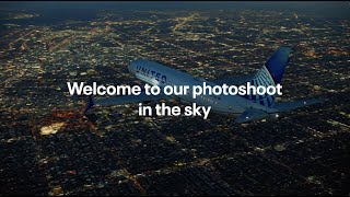 United — Go behind the scenes of our air-to-air shoot
