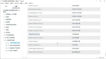 11.1 了解交易操作函数-MT4(EA)零基础量化交易教程(MT4 EA Tutorial)