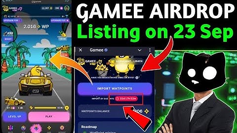 🔥 Gamee WAT Mining Update | WAT COIN Listing & Airdrop Details| How to Join & Withdraw Gamee airdrop