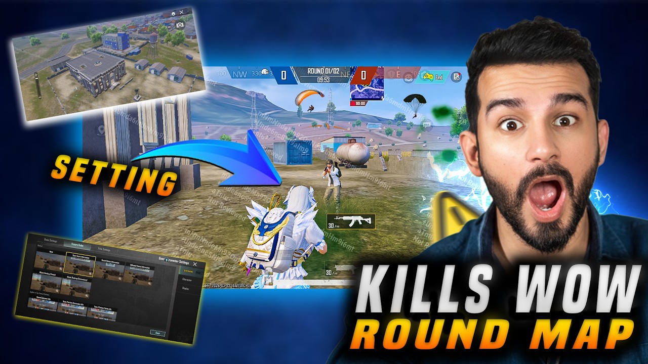 HOW TO CREATE KILL ROUND WOW MAP PUBG MOBILE | UNLIMITED ROUNDS WOW ...
