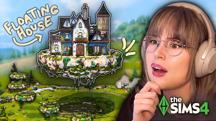 Building a Floating House in The Sims 4!