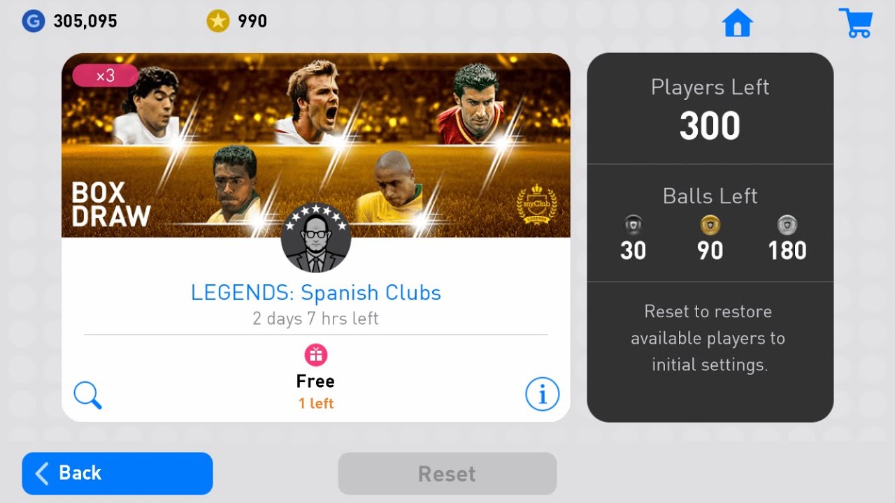 Spanish Legends Box Draw Opening ❤️ PES 2019 Mobile 😍👍