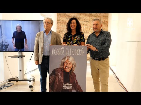 Presentación del concierto de José Mercé en Almería