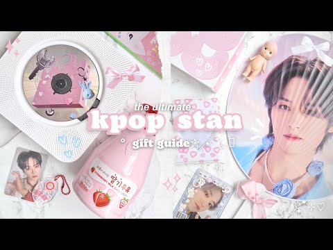 the ultimate kpop stan gift guide ⋆｡‧˚ʚ❄️ɞ˚‧｡⋆ kpop fan gift ideas ₊˚｡ diys, albums, merch + more !!