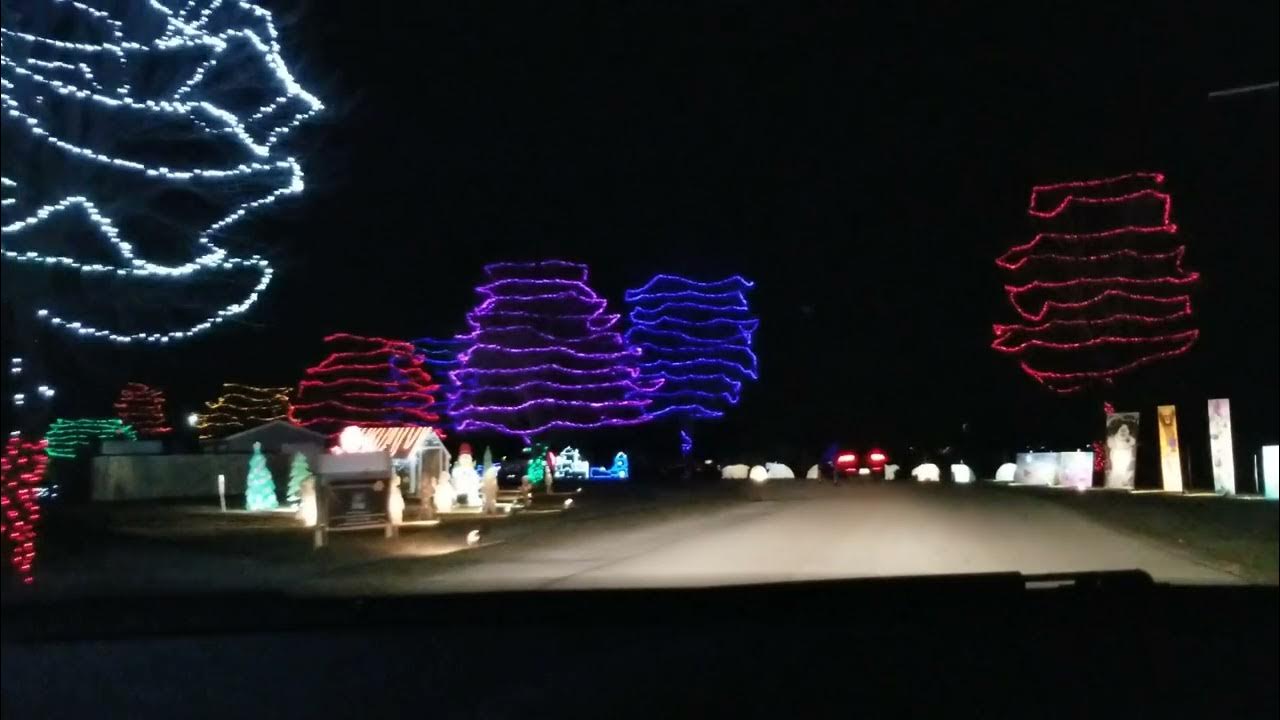 Celebration Of Lights EAA grounds Oshkosh, WI 12/14/23 YouTube