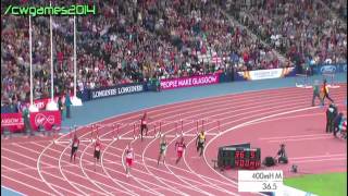 Men's 400m Hurdles Round 1 Heat 3 | Commonwealth Games 2014