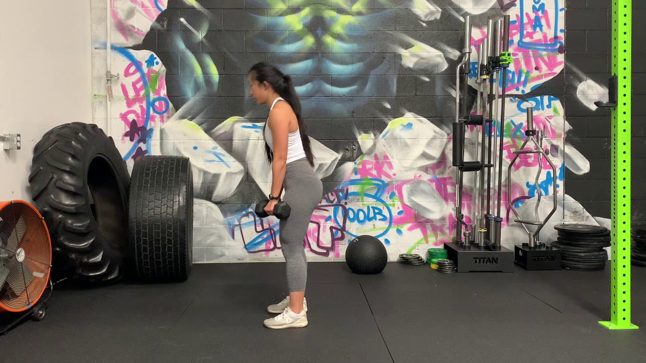 Dumbbell RDL to Row - YouTube