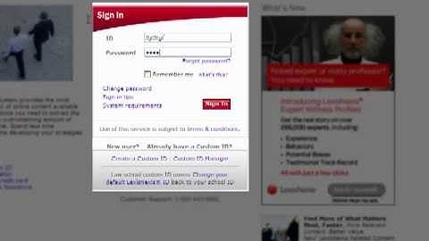 Lexis.com - Navigation & Personal Configuration