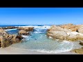 California beaches relaxing scenery with ocean sounds for meditation studying  sleep