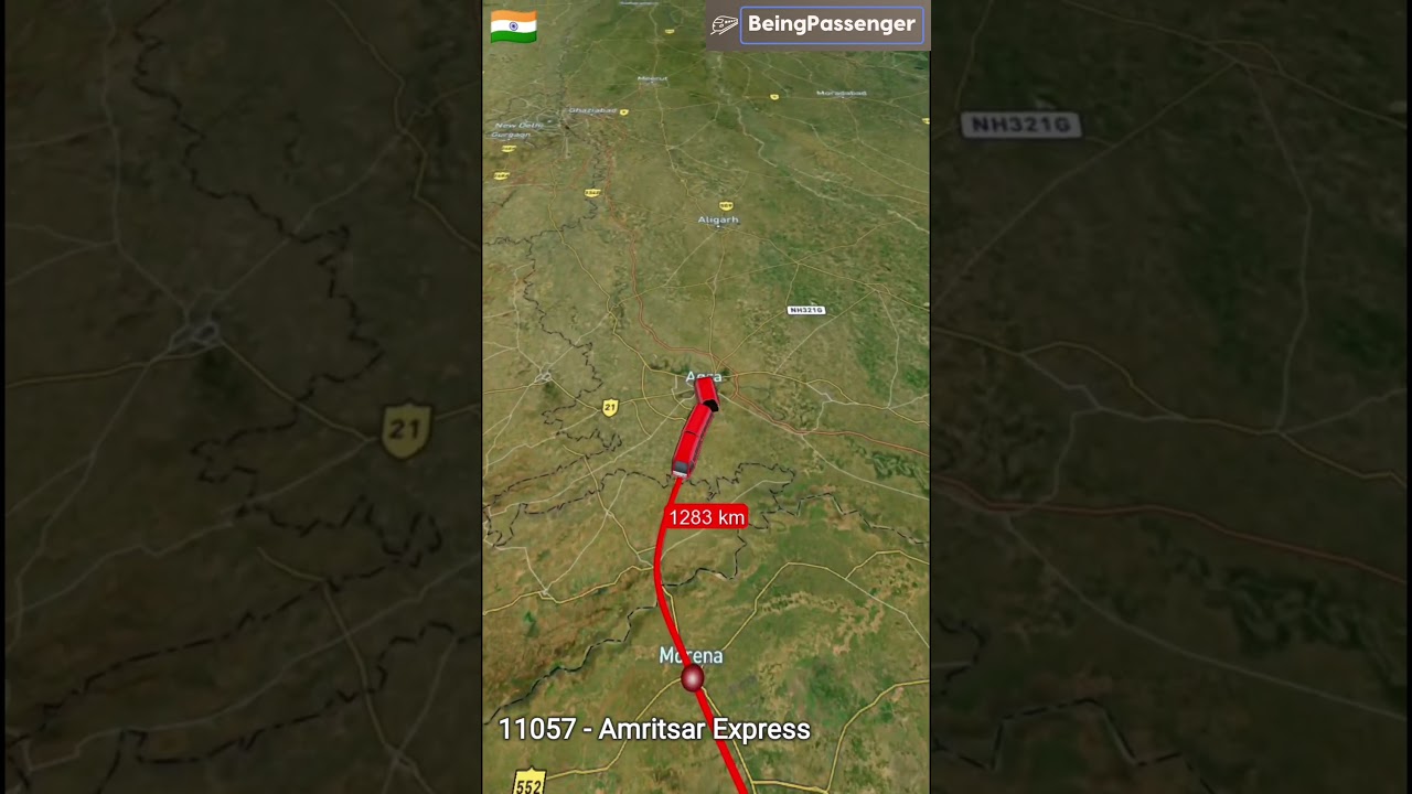 11057 - Amritsar Express from CSMT to Amritsar Junction 