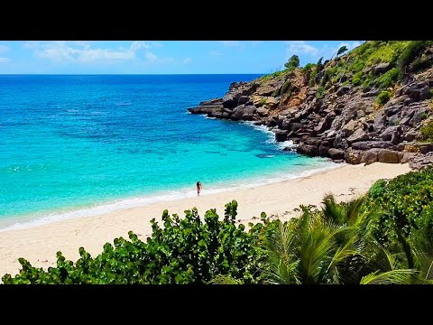 Island Paradise: 6 Hours Flying Over ALL of St. Barth's Beautiful Beaches (4K Drone Video)